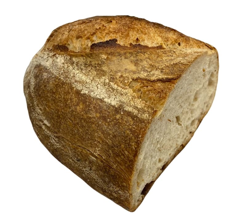 Marmorstein Handmade White Peasant Bread, Cut