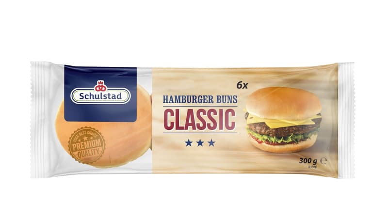 Schulstad Classic Hamburger Buns (6 pcs)