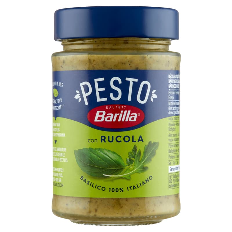 Barilla pesto sauce with basil and rocket