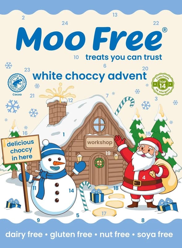 Moo Free Diary Free White Chocolate Advent Calendar