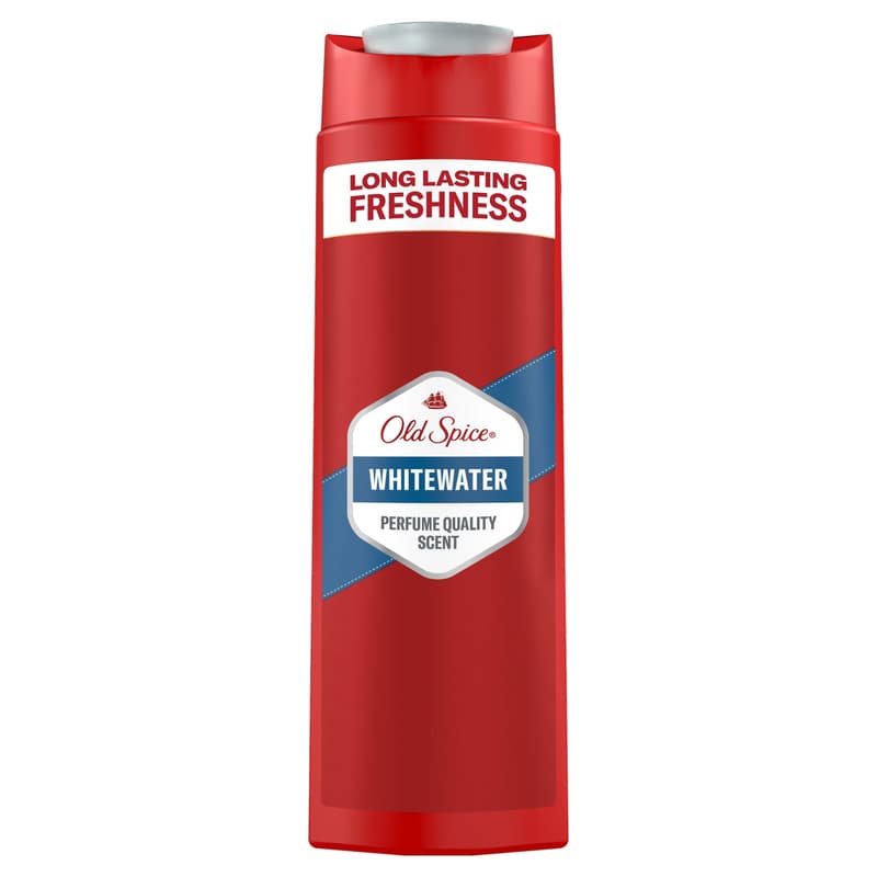 Old Spice Whitewater 3 az 1-ben Tusfürdő és Sampon, 400 ml