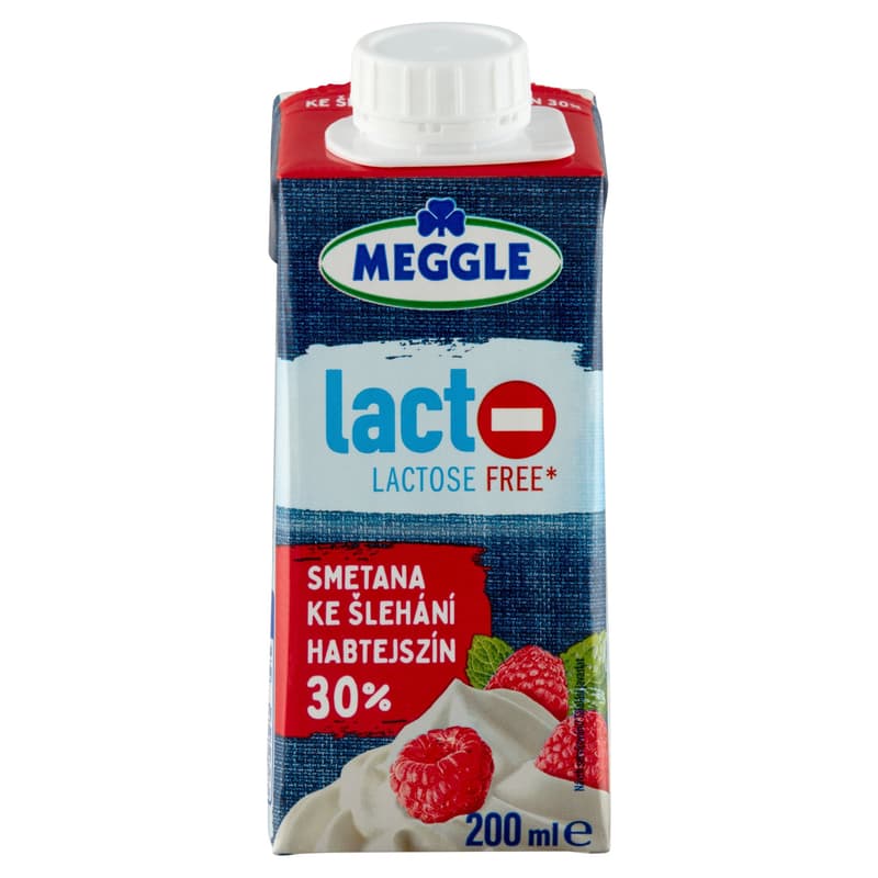 Meggle Laktózmentes UHT habtejszín 30% zsírtartalommal