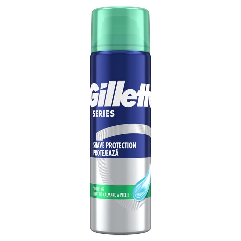 Gillette Series Nyugtató Hatású Borotvazselé Aloe Verával, 200 ml