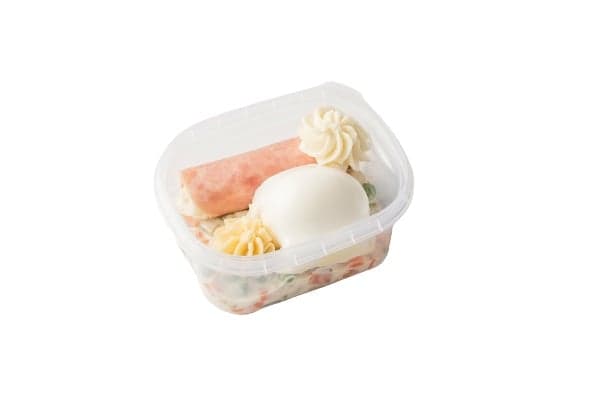 Thallo Mayonnaise Egg with Ham Rolls and Horse-radish