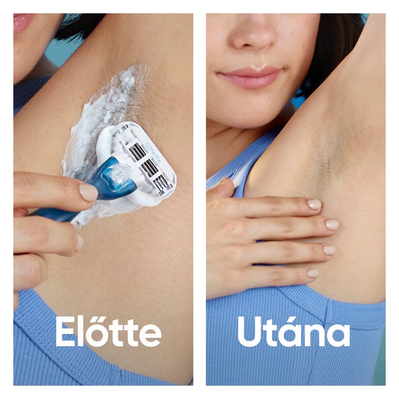 Gillette Venus Smooth Női Borotva 5 db Borotvabetéttel