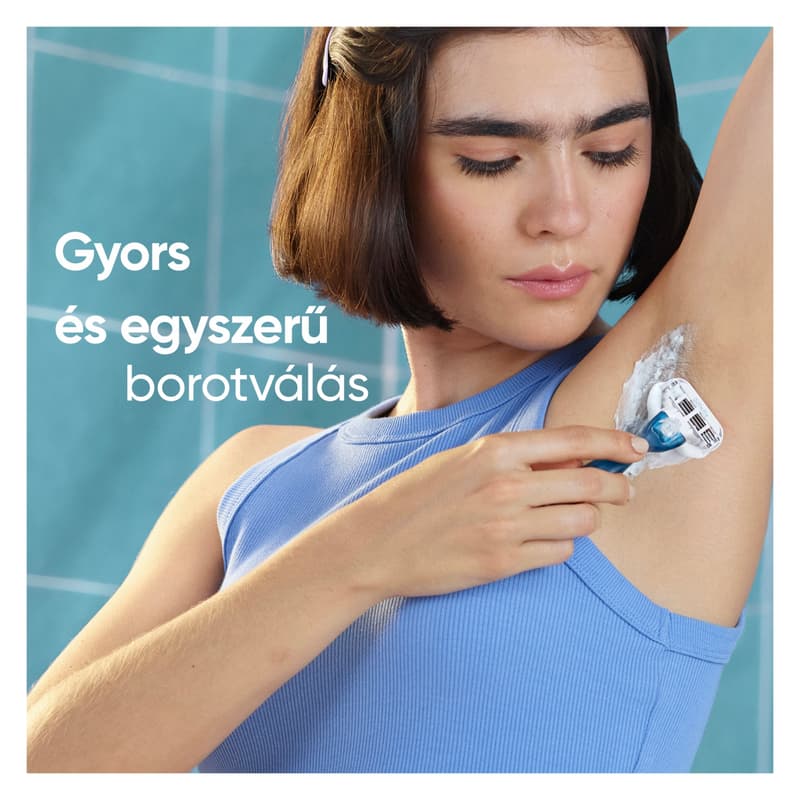 Gillette Venus Smooth Női Borotva 5 db Borotvabetéttel