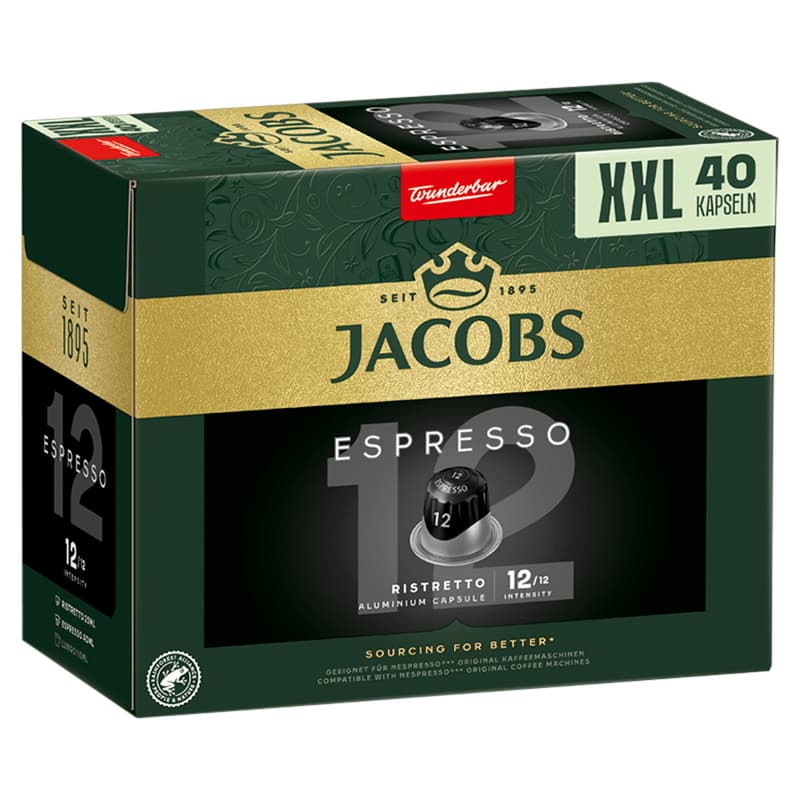 Jacobs Espresso (12) Ristretto Nespresso compatible coffeecapsules