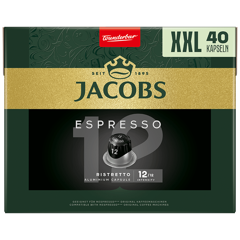 Jacobs Espresso (12) Ristretto Nespresso compatible coffeecapsules