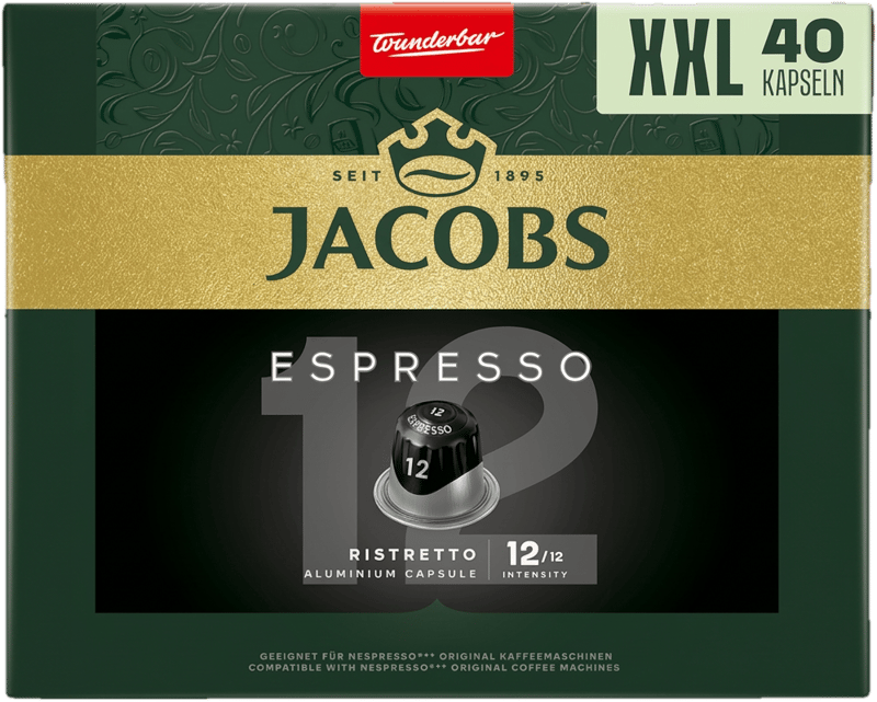 Jacobs Espresso (12) Ristretto Nespresso compatible coffeecapsules