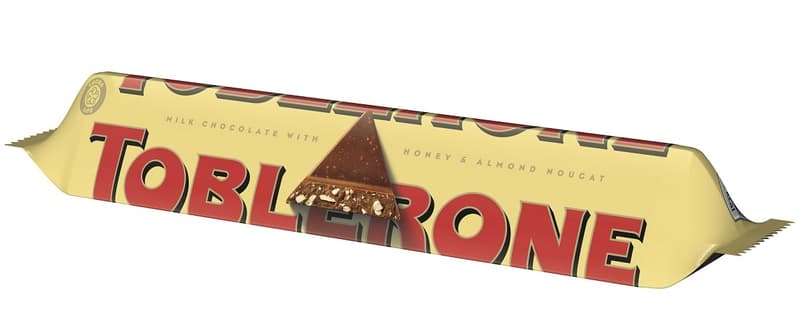 Toblerone Swiss Milk Chocolate with Honey and Almond