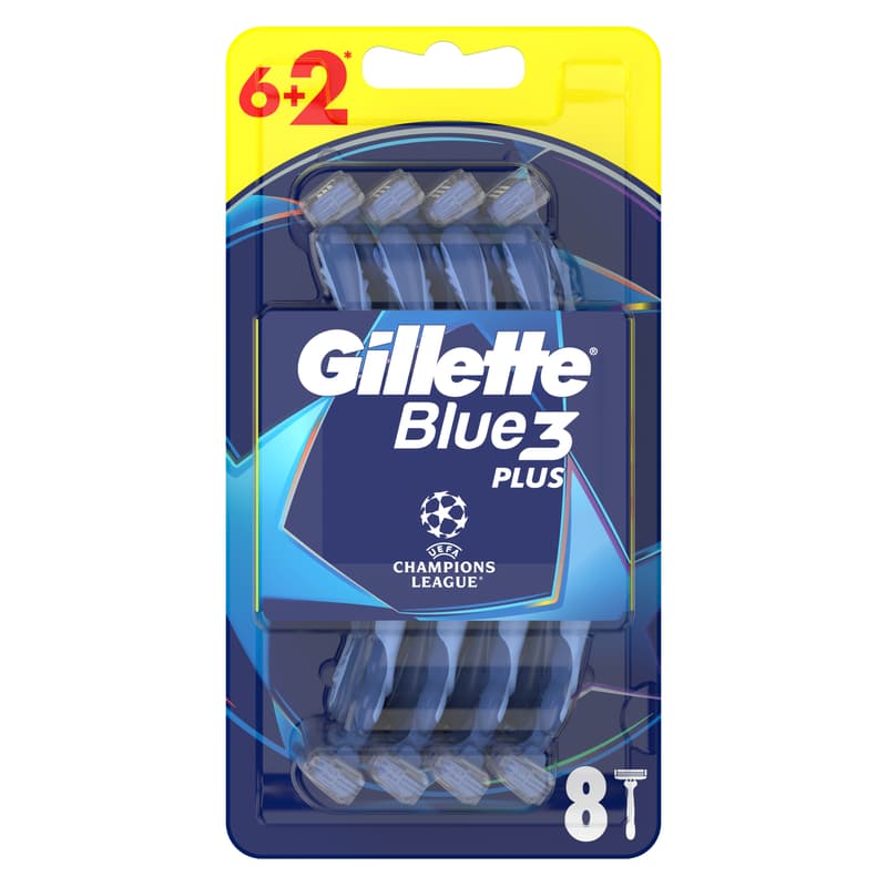 Gillette Blue3 Plus Comfort Eldobható Borotva, 8 db