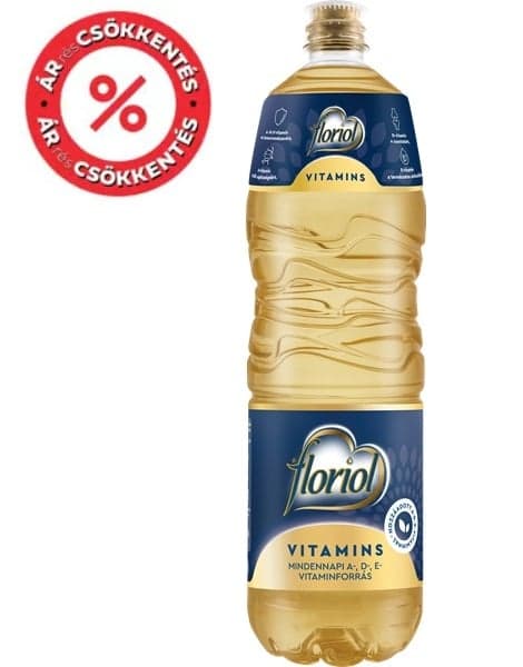 Floriol Power Refined Edible Sunflower Oil with Fat Soluble Vitamins