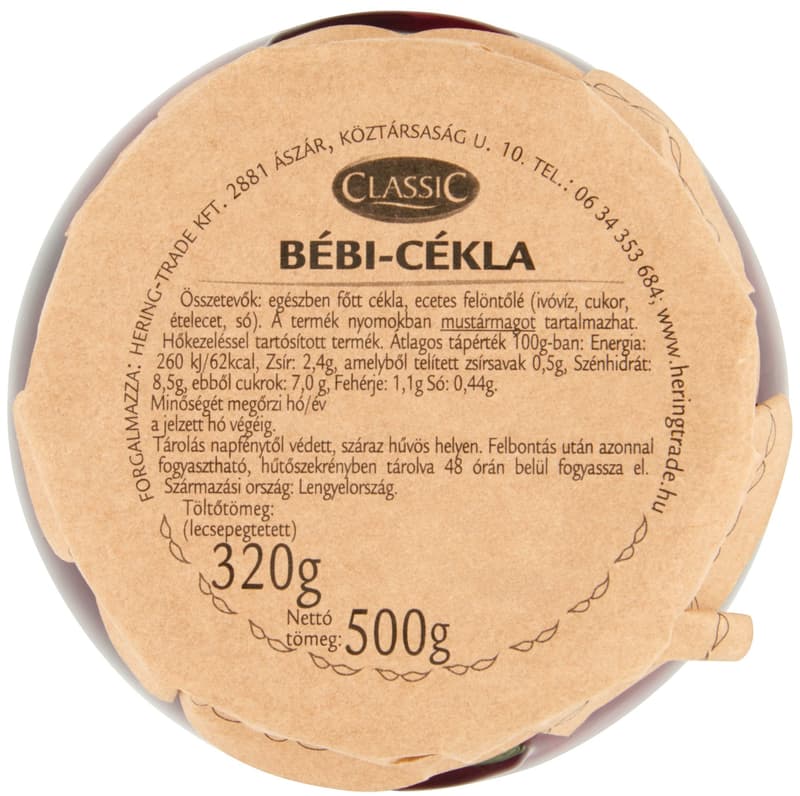 Classic bébi cékla