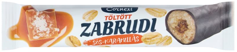 Cornexi zabrudi - zabrudi with salted caramel filling, coated with cocoa