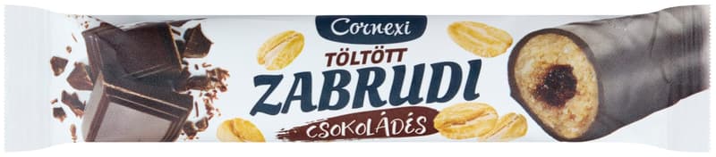 Cornexi zabrudi - csokoládés töltelékkel töltött zabrúd, kakaós bevonattal