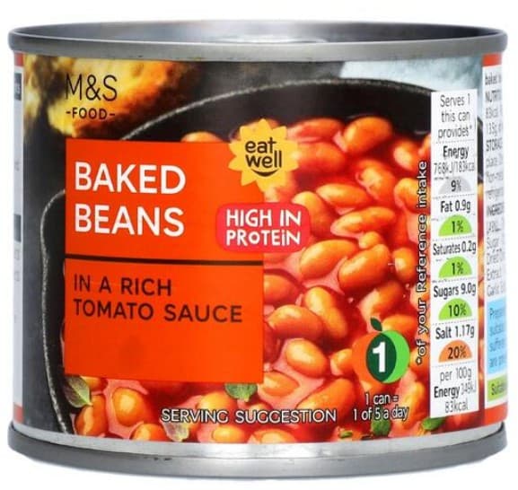 Marks & Spencer Baked beans in tomato sauce