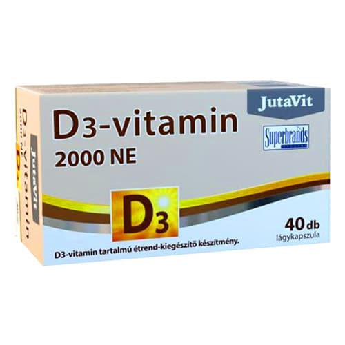 Jutavit Vitamin D3 2000NE capsules 40x