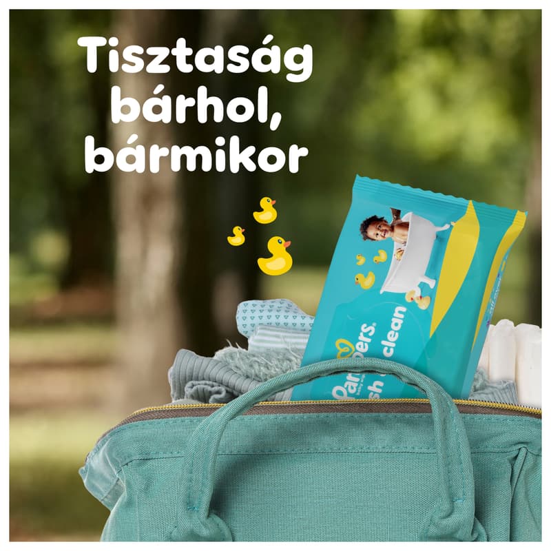 Pampers Fresh Clean Baby Nedves Törlőkendő, 4x80 db, 320 db