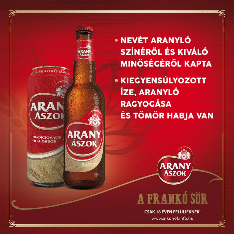 Arany Ászok beer 4,3% (6 pack)