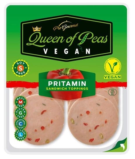 Queen of Peas gluten free vegan appetizer sandwich topping
