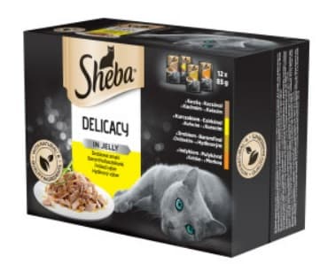Sheba Delikatesse alutasakos macskaeledel baromfi válogatás aszpikban (12x85g)