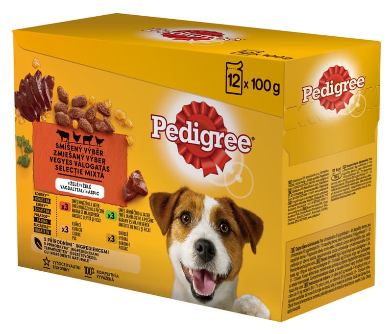 Pedigree Complete Mixed Selection Food for Adult Dogs with Mince (12 x 100 g)