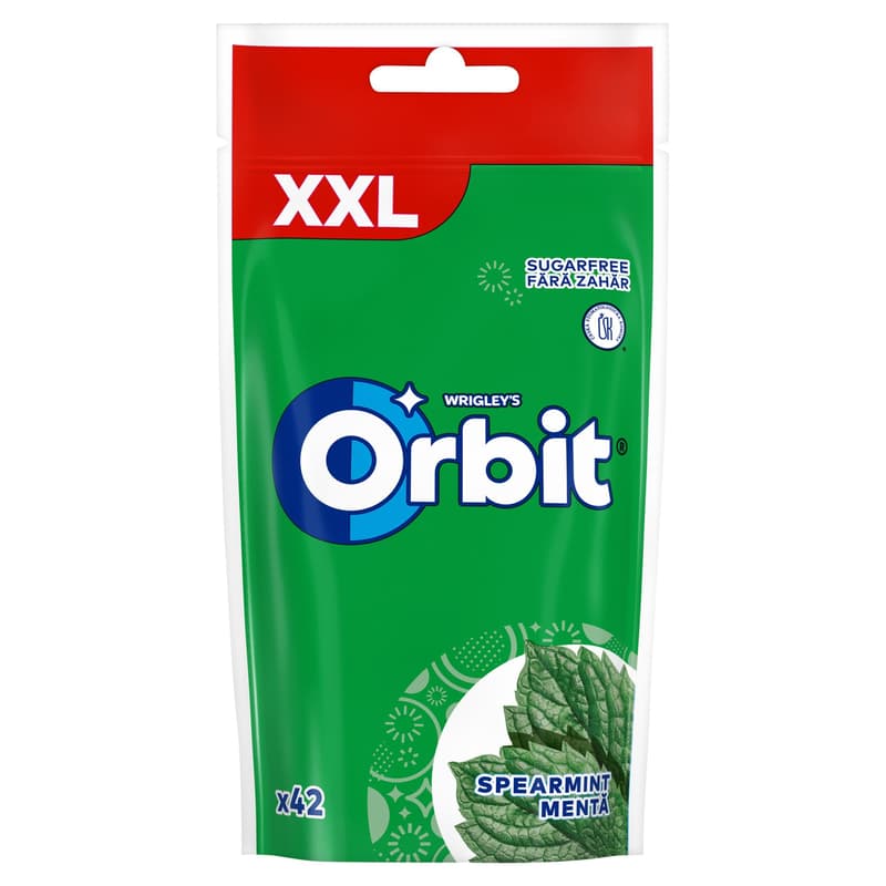 Orbit Spearmint Mint Flavoured Chewing Gums