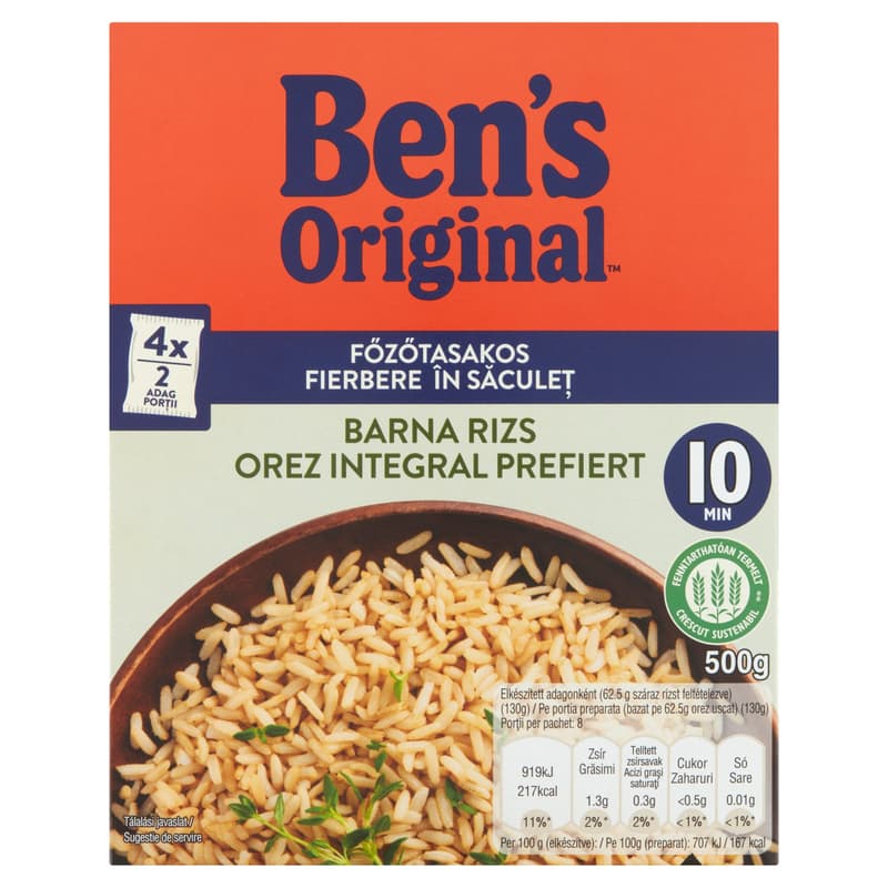 Ben's Original Brown Rice in Cooking Bag