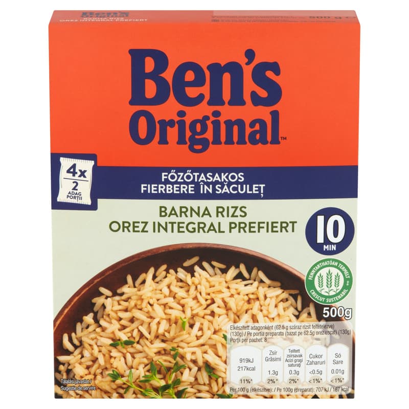 Ben's Original Brown Rice in Cooking Bag
