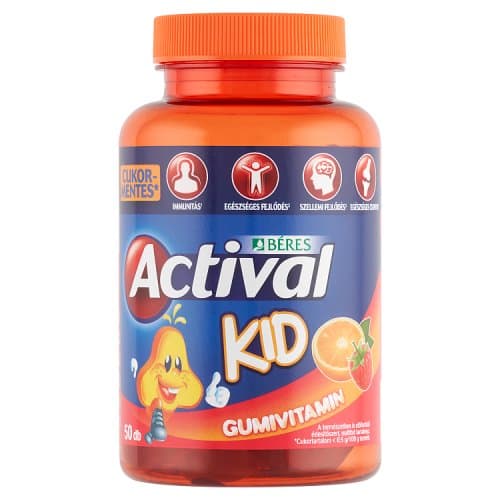 Actival KID gum vitamin 50x