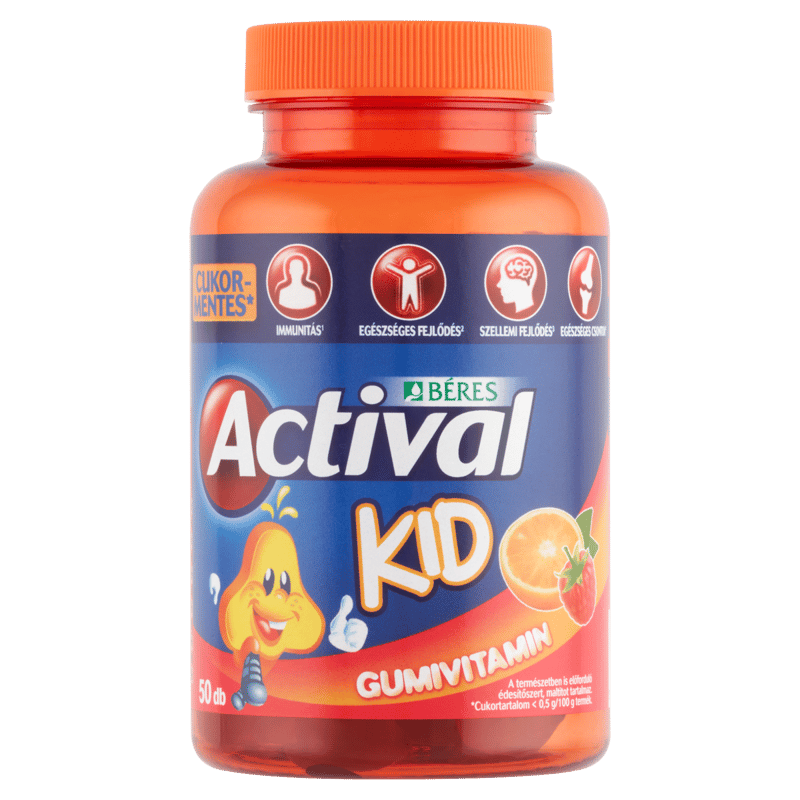 Actival KID gum vitamin 50x