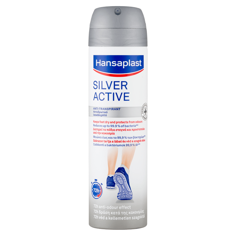 Hansaplast Silver Active lábspray 150ml