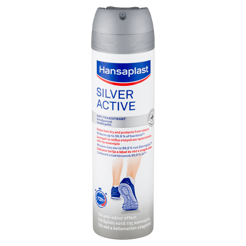 Hansaplast Silver Active lábspray 150ml
