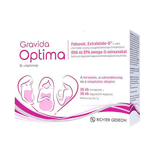 Gravida Optima film-coated tablets + capsules 2x28x