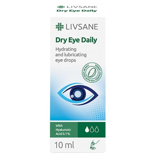 Livsane Dry Eye Daily preservative free eye drops 10ml