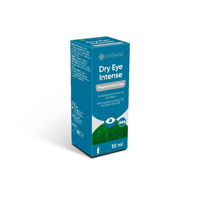 LIVSANE Dry Eye Intense tartósítószer mentes szemcsepp 10ml