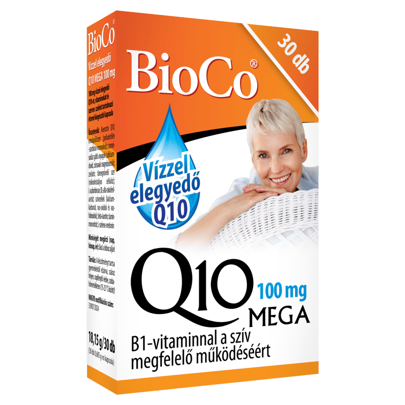 BioCo vízzel elegyedő Q10 Mega 100 mg kapszula 30 db