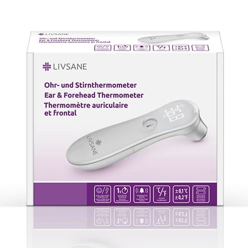 Livsane ear and forehead thermometer 1x