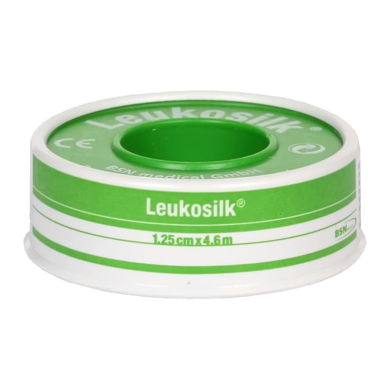 Leukosilk sticking plaster 4,6m x 1,25cm 1x