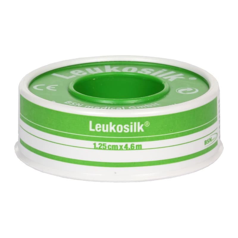 Leukosilk sticking plaster 4,6m x 1,25cm 1x
