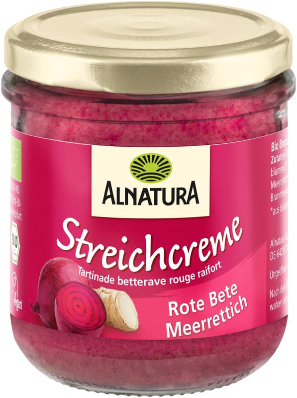 Alnatura BIO Beetroot and horseradish spread
