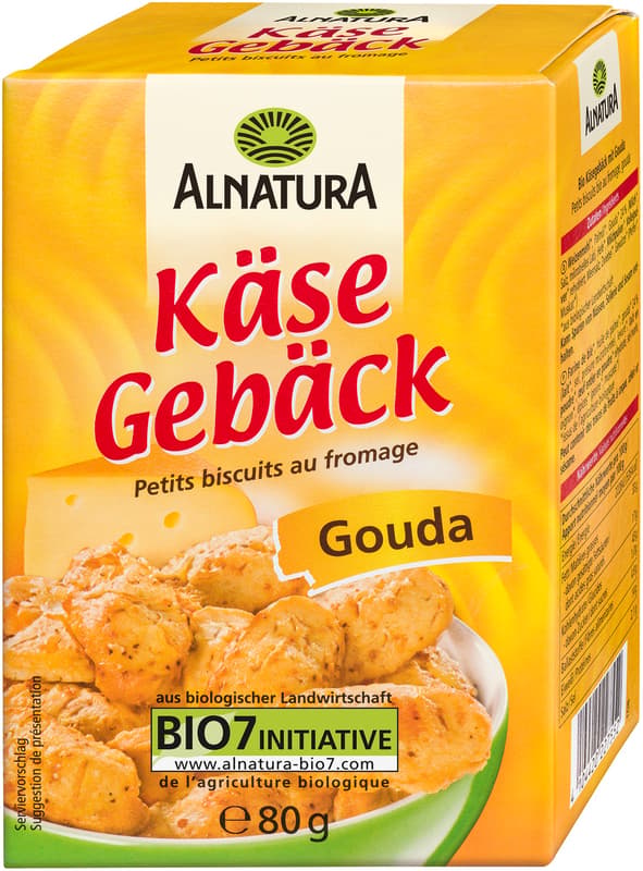 Alnatura BIO Sajtos keksz gouda sajttal