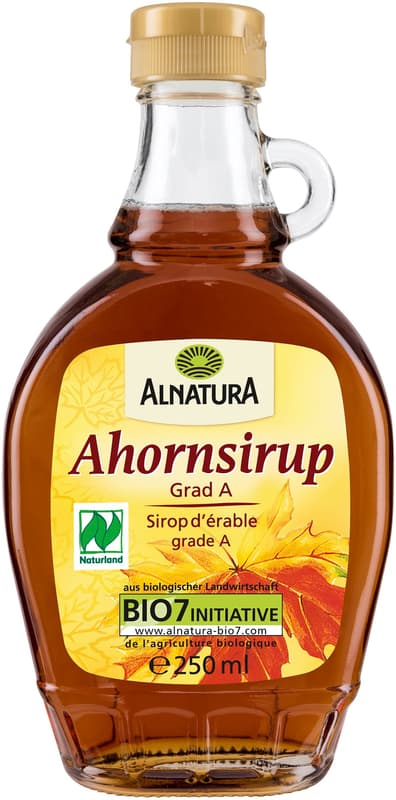 Alnatura BIO Juharszirup „A” minősítésű
