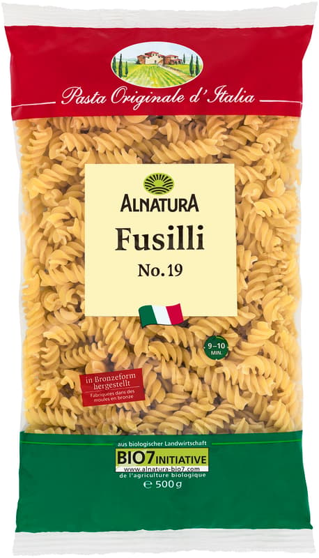 Alnatura BIO Fusilli száraztészta durumbúzadarából