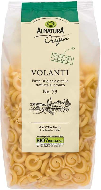 Alnatura BIO Volanti száraztészta durumbúzadarából