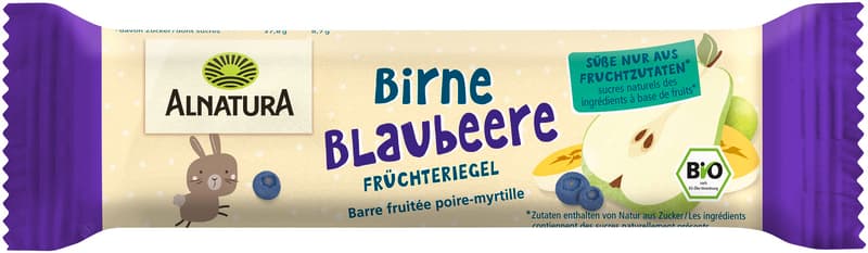 Alnatura BIO Körtés-Áfonyás Gyümölcsszelet 3 éves kortól