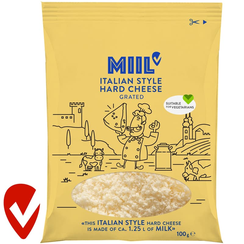 Miil Italian Style Grated Hard Cheese