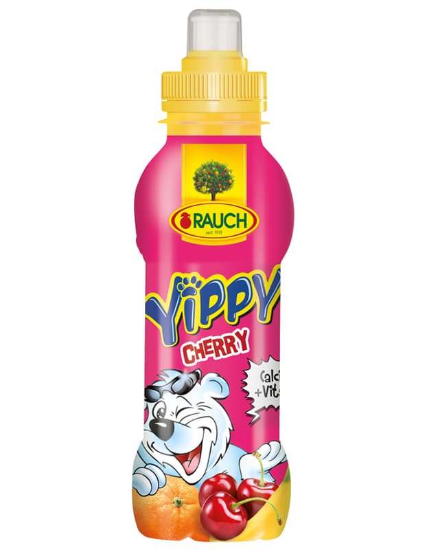 Rauch Yippy Cherry vegyes gyümölcsital 5 vitaminnal és kalciummal