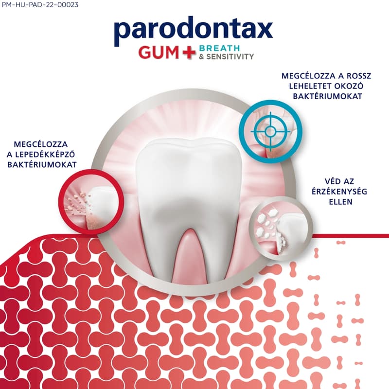 Parodontax Gum + Breath & Sensitivity fluoridos fogkrém 75 ml