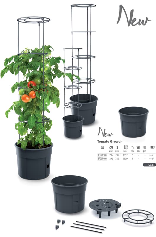 Paradicsomültető Cserép Antracit (30cm)